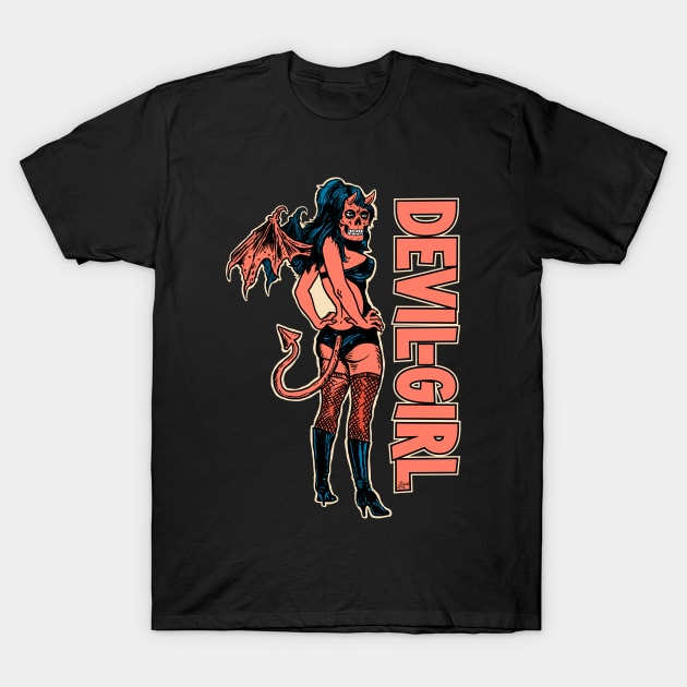 Devil Girl T-Shirt by ZugArt01